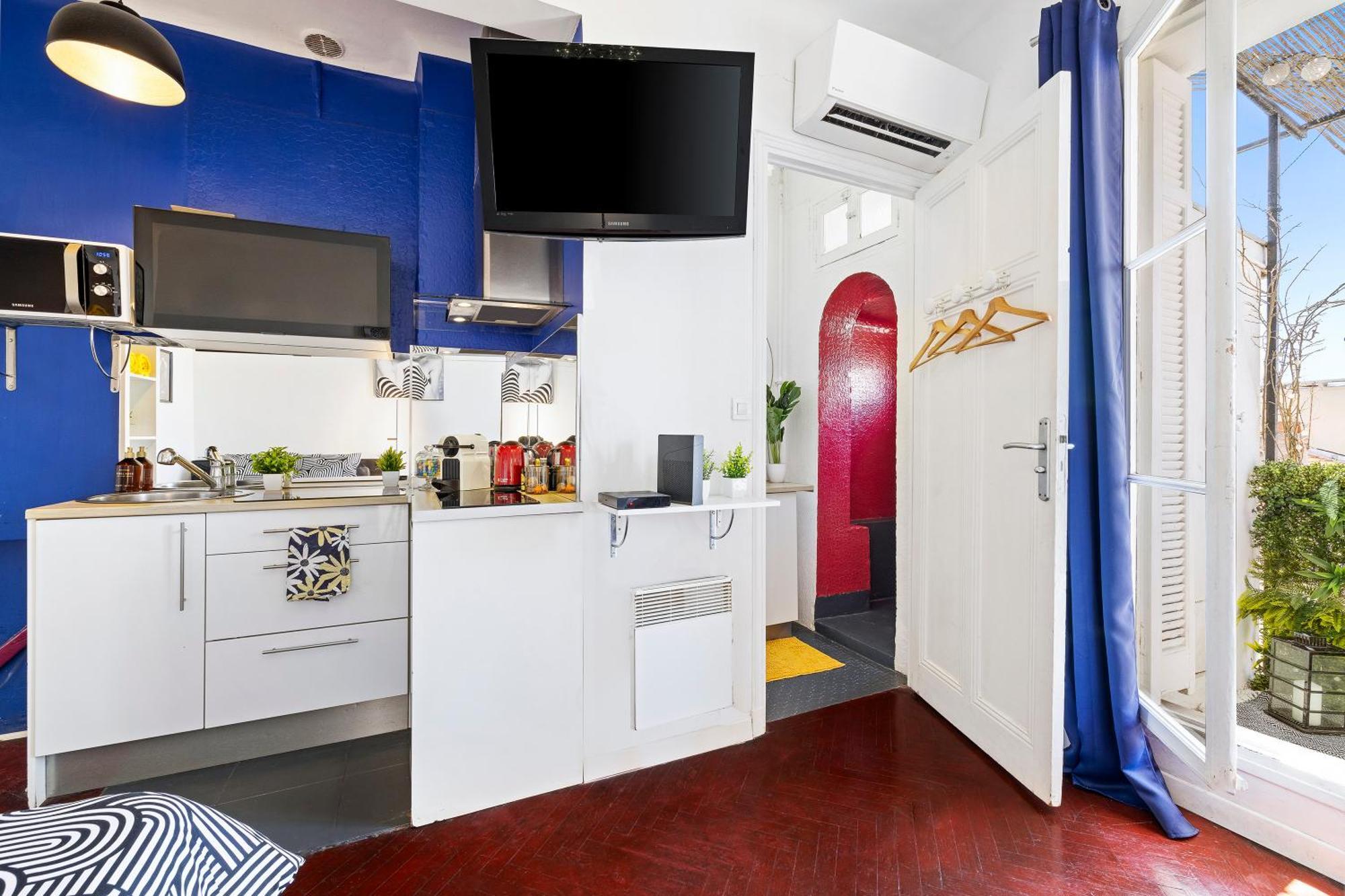 Center - Balcony Quiet - Air Conditioner - Kitchen - Wifi - Tram Ницца Экстерьер фото